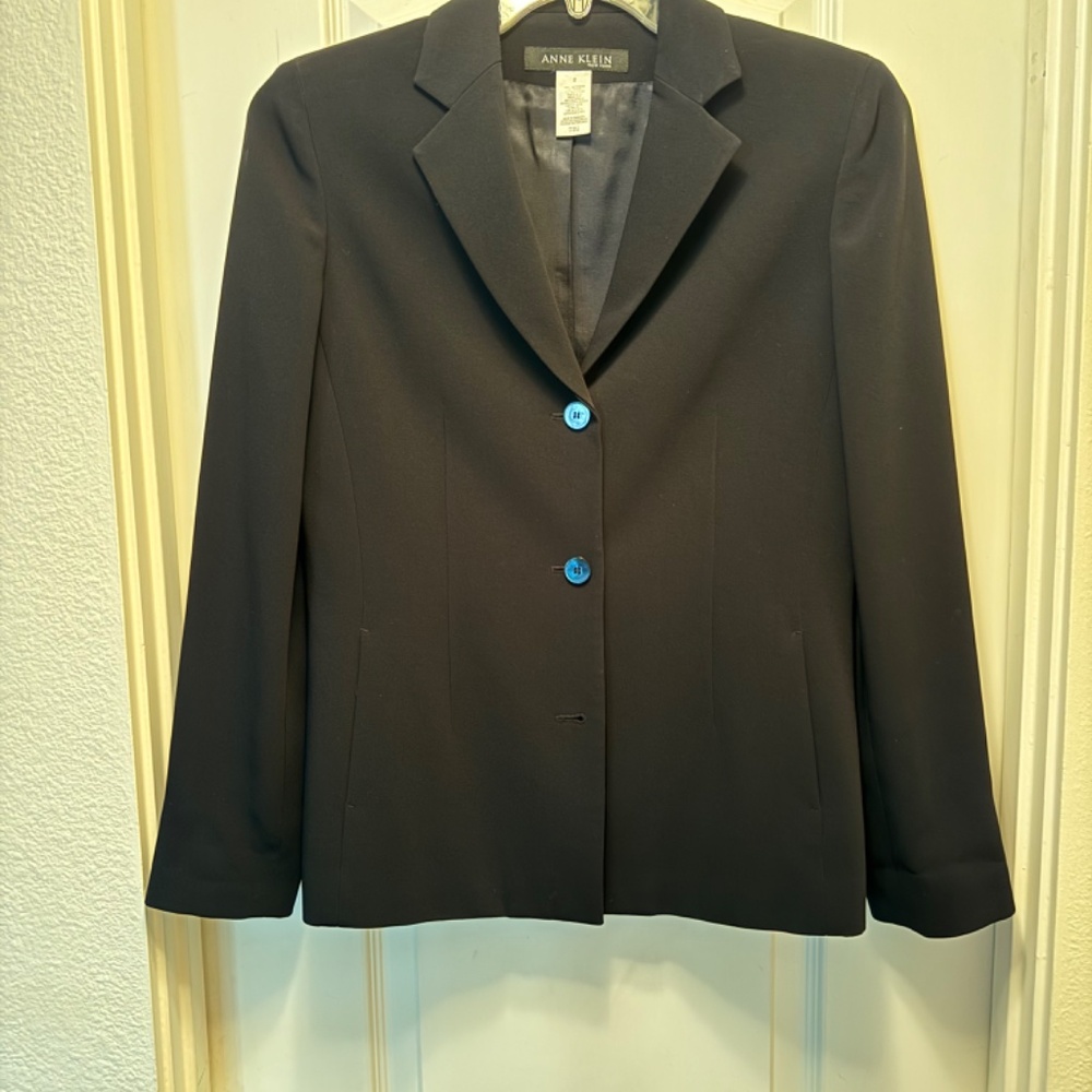 Anne Klein Blazer Black 8